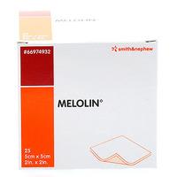 Melolin gassbind/kompress 5x5 cm - 25 stk
