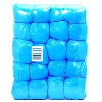 Mediq Danmark Skoovertrekk engangs - Blå plast - 100 stk