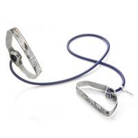 Theraband treningstrikk med håndtak 1.4m - blå - Hardhet 4