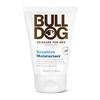 Bulldog Sensitive Moisturiser - hvit tube med sort logo, brun og blå skrift