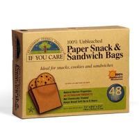 If You Care Paper Sandwich and Snack Bags, 100% nedbrytbare - 48