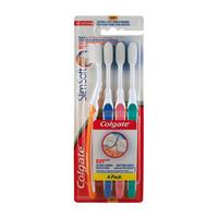 Colgate Slim Soft Tannbørster -  4 stk