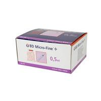 BD Microfine + 0,50 ml sprøyte med nål - 100 stk