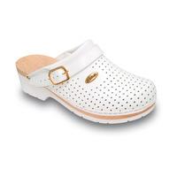 Dr. Scholl's tresko, clog s/comfort - hvit