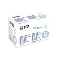 BD penkanyle 8 mm x 0,25 mm (31G) - 100 stk