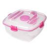 Sistema Salad Max to go - 1,63 L - Rosa