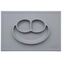 Ezpz happy mat - sklisikker tallerken i silikon - grå