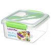 Sistema matboks Lunch plus to go - 1,2 L - Grønn