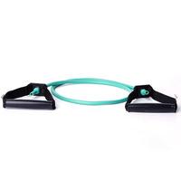 Treningsstrikk "tubing" med håndtak - medium - Grønn