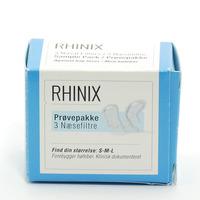Rhinix nesefilter - prøvepakke 3 stk.