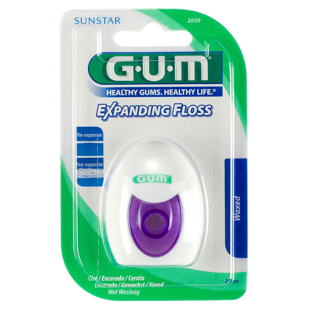 Kjøp Gum Expanding Floss tanntråd 30 m på Med24.no