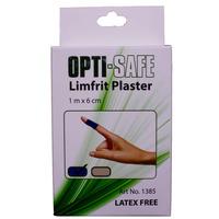 Opti-Safe limfritt plaster, blå - 1 meter
