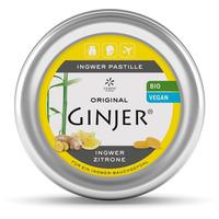 Sitronpastiller med ingefær fra GINJER – 40 gr