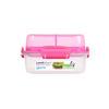 Sistema Lunch Stack Square 1,24 l flere farger - 1 stk. - Pink