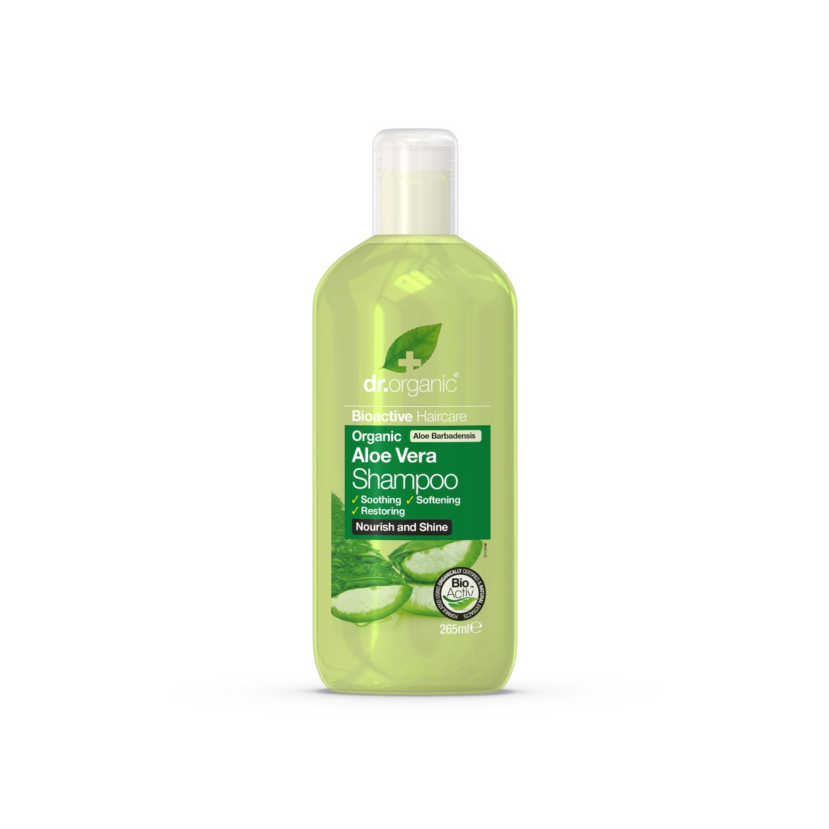 Dr. Organic Aloe Vera Shampoo 265 ml Med24.no