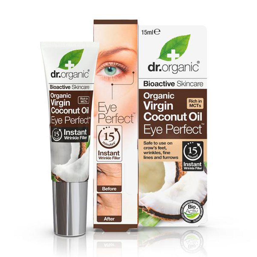 Kjøp Dr. Organic Coconut Oil Eye Perfect 15 ml på Med24.no