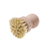 Grytebørste, rund, i tre - 1 stk