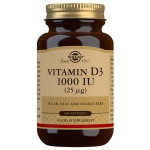 D-vitamin 25 mcg softgels (1000iu) - 100 stk