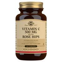 Solgar C-vitamin + Rose Hips 500 mg - 100 tabl