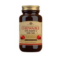 Solgar Vitamin C 500 mg tyggetabl. (Tranebær/Bringebær)