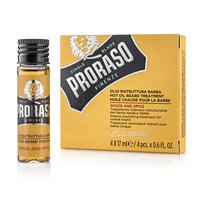 Proraso Hot Oil Beard Treatment Wood & Spice - 4 x 17ml.