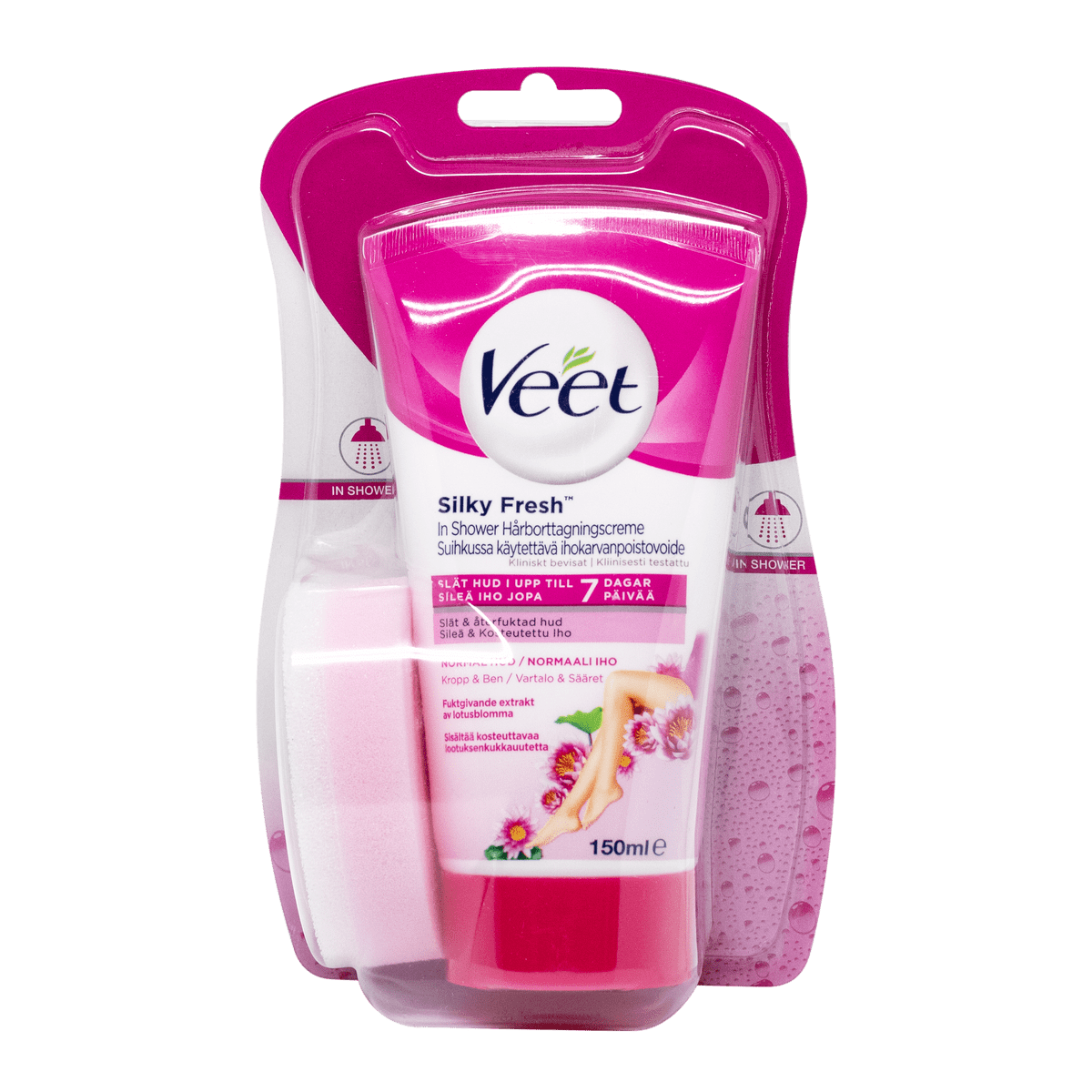 Kjøp Veet In Shower Hair Removal Creme 150 ml billig hos Med24.no