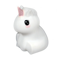 Nattlampe fra Tiny Tot, enhjørning, med USB-lader