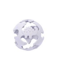 Silikonball fra Tiny Tot – gråblå