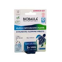 BioBaula Starter Sett - glass, bad, gulvvask - 3 tabs