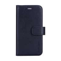 Radicover iPhone 12  Mini Flipcover, vegansk lær - Sort