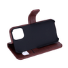 Radicover iPhone 12  Mini Flipcover, vegansk lær - Brun