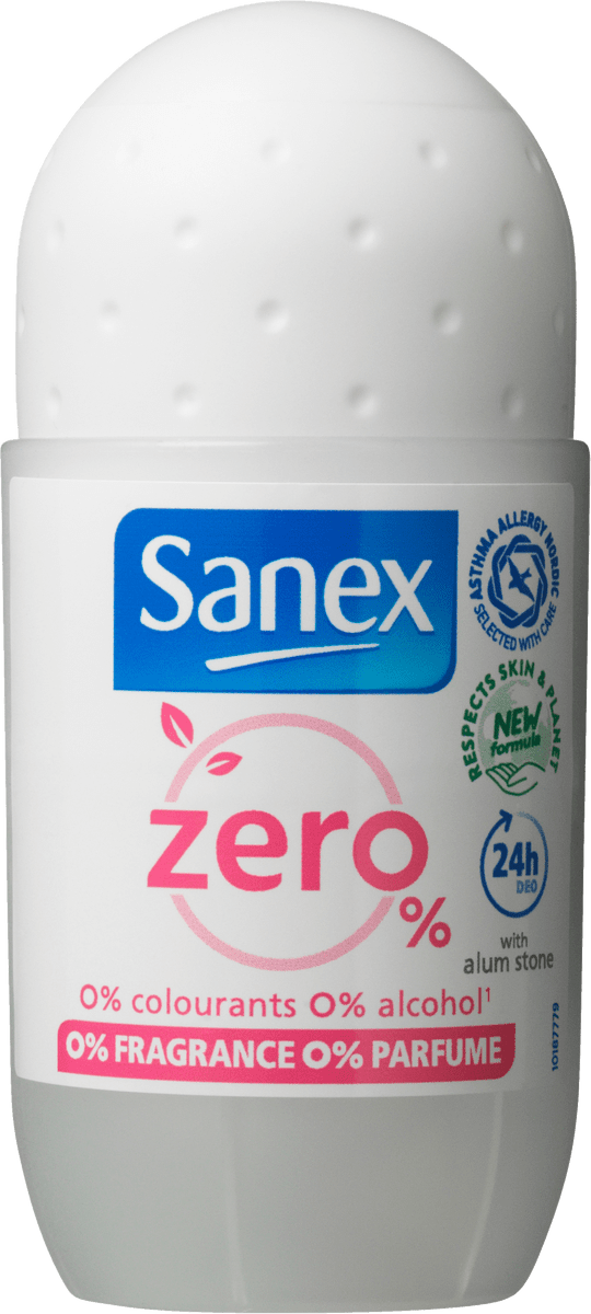 Kjøp Sanex Zero Deodorant RollOn 50 ml billig hos Med24.no