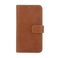 Radicover iPhone X/Xs Exclusive 2in1, lær - Brun