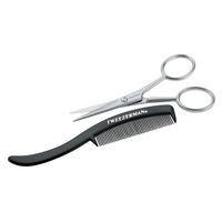 Tweezerman Moustache Scissors & Comb - 1 stk.