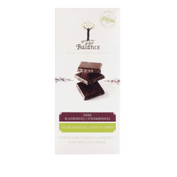 Balance Stevia Sjokolade Mørk Blåbær/Jordbær - 85 g