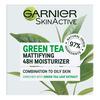 Garnier Skin Active Moisture + Green Tea Day Cream - 50 ml.