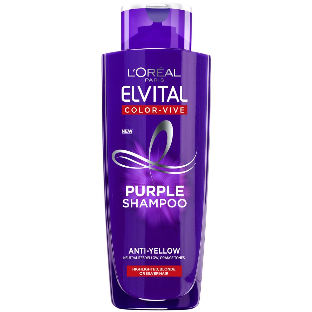 Kjøp L'Oréal Elvital Color Vive Purple Shampoo 200 ml hos Med24.no