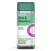 Gevita Sink & Vitamin C tabletter