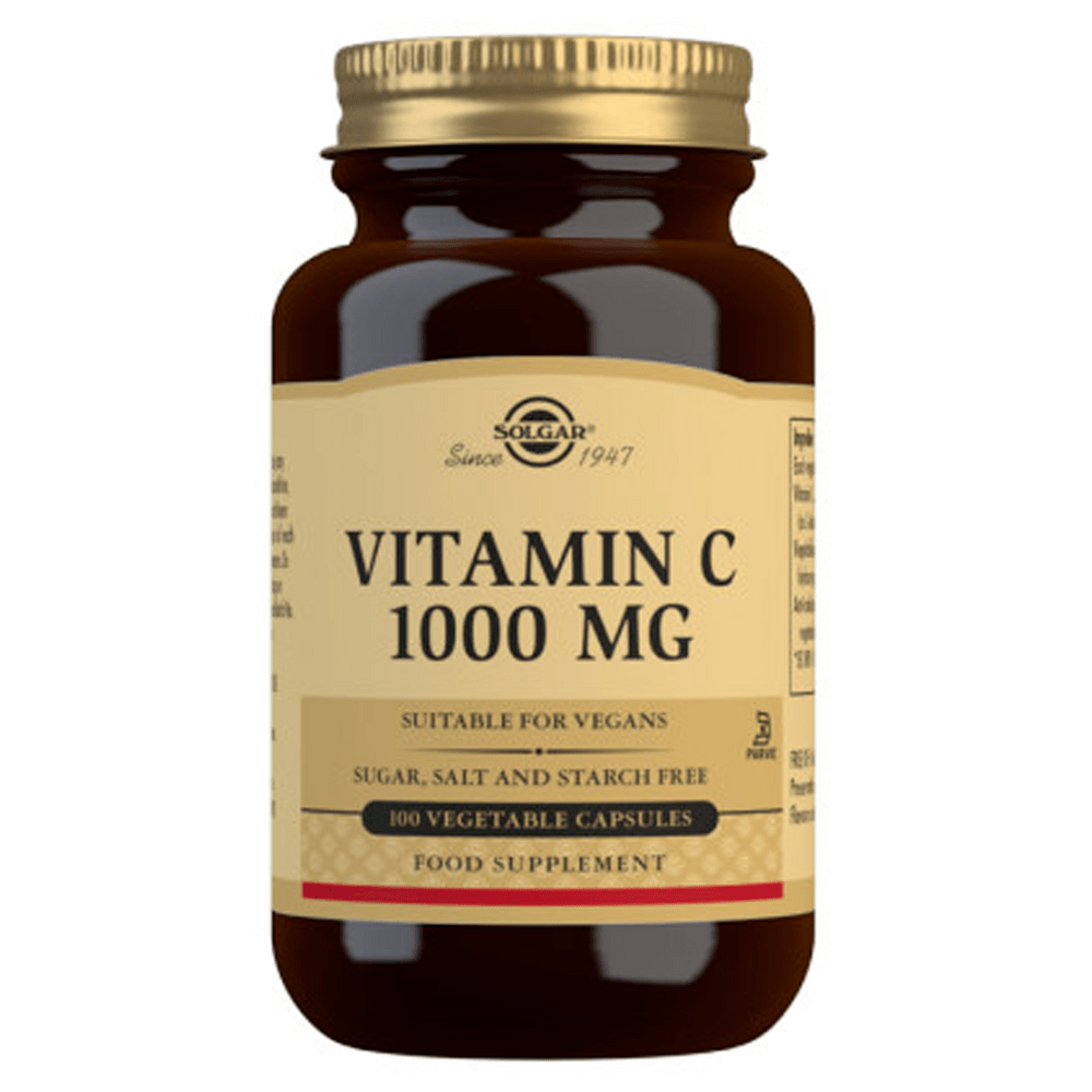 Kjøp Solgar Vitamin C 1000 mg 100 kap billig hos Med24.no