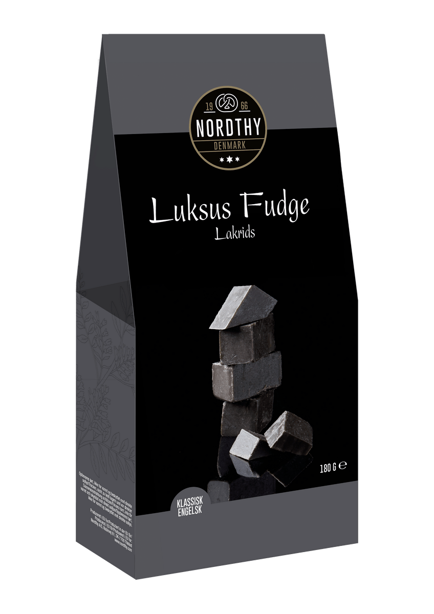 Kjøp Nordthy Fudge med lakris 180 g billig hos Med24.no