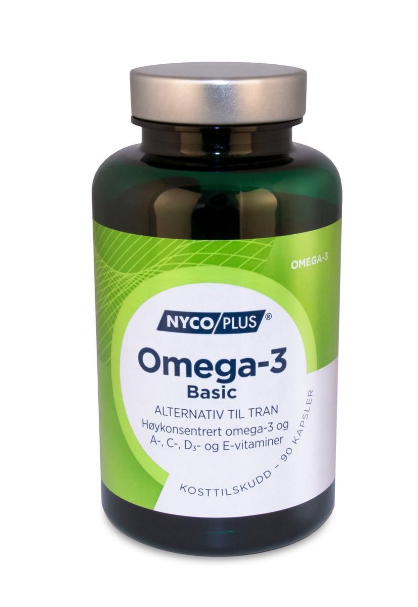 Kjøp Nycoplus Omega3 basic kapsler hod Med24.no