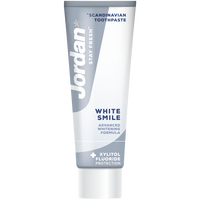 Jordan Tannpasta White Smile 75 ml – Gratis Gave
