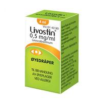 Livostin øyedråper 0,5mg/ml - 4 ml
