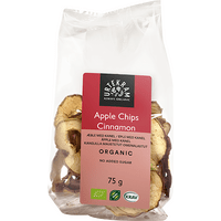 Urtekram Eplechips m. kanel Ø - 75 gr