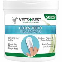 Vets Best Clean fingertupp til tannpleie - 50 stk