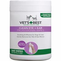 Vets Best øre- & øyeklut - 160 stk