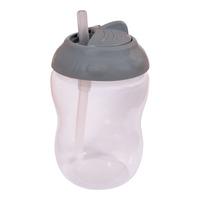 Filibabba Drikkekopp m. sugerør – Dark Grey