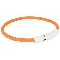 Trixie Safer Life USB Flash lysring M-L - Oransje