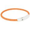 Trixie Safer Life USB Flash lysring M-L - Velg farge - Oransje