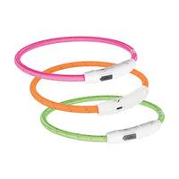 Trixie Safer Life USB Flash lysring M-L - Grønn